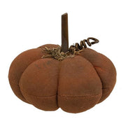 Orange DIstressed Fabric Pumpkin