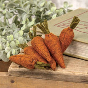 Felt Carrots 3.25" (Set of 6)