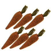 Felt Carrots 3.25" (Set of 6)