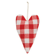 Buffalo Check Heart Pillow (Set of 2)