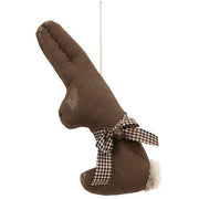 Primitive Chocolate Bunny Ornament