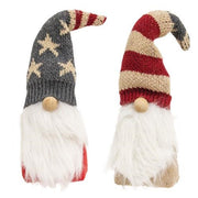 Americana Gnome with Flag Knit Hat  (2 Count Assortment)