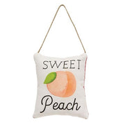 Sweet Peach Pillow Ornament
