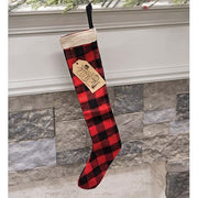 Buffalo Check Stocking - 20"