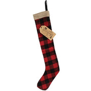 Buffalo Check Stocking - 20"