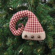 Gingham Santa Hat