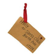 Santa Claus Letter Ornament - From Holly