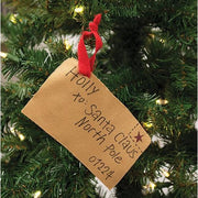 Santa Claus Letter Ornament - From Holly