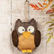 Fabric Owl Ornament