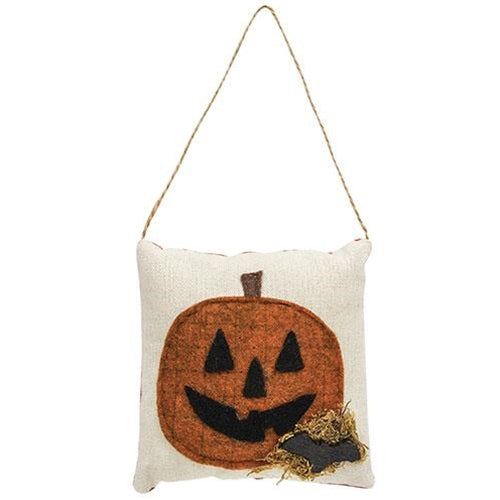 Jack O Lantern Pillow Ornament