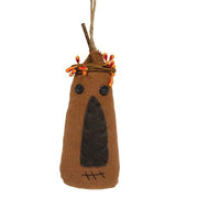 Primitive Jack Face Fabric Ornament