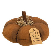 Mossy Fall Burnt Orange Pumpkin - 5.25"