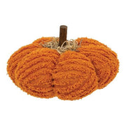 Orange Chenille Mossy Pumpkin 6"