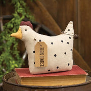 Stuffed Polka Dot "Hen House" Chicken