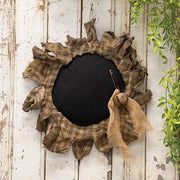 Primitive Plaid Black Eyed Daisy Hanger