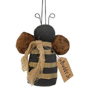 Primitive Stuffed Buddy Jr. Bee Ornament