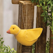 Stuffed Primitive Chick Ornament