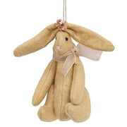 Spring Floral Primitive Bunny Ornament