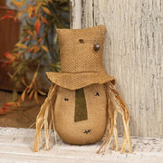 Primitive Scarecrow Hanger with Burlap Hat