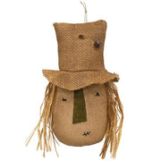 Primitive Scarecrow Hanger with Burlap Hat