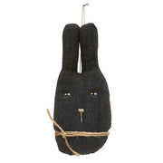 Fabric Rabbit Head Ornament  (3 Count Assortment)