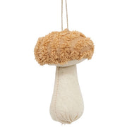 Chenille Stuffed Mushroom Ornament  (3 Count Assortment)