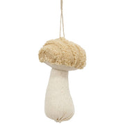 Chenille Stuffed Mushroom Ornament  (3 Count Assortment)