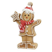 LED Resin Mr. Gingerbread Man