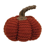 Orange Knit Pumpkin - 3.5"