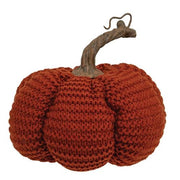 Orange Knit Pumpkin - 5.5"