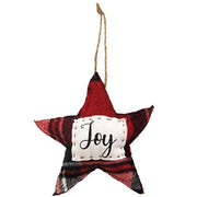 Joy Star & Peace Tree Ornament  (2 Count Assortment)