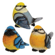 Large Resin Multicolored Bird  (3 Count Assortment)