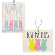 Hangin With My Peeps/Love My Peeps Ornament  (2 Count Assortment)