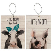 In the Mood/Let's Pig Out! Ornament  (2 Count Assortment)