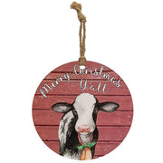 Christmas on the Farm Round Ornament  (2 Count Assortment)