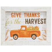 Give Thanks for the Harvest Easel Sign  (3 Count Assortment)