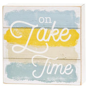 Lake Box Sign (3 Count Assortment)