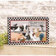 Barnyard Welcome Box Sign