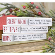 Home Believe Silent Night Mini Stick  (3 Count Assortment)