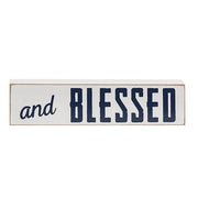 Red - White and Blessed Blocks (Set of 3)