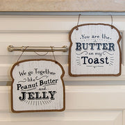 Butter On My Toast Hanger  (2 Count Assortment)