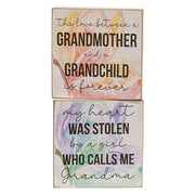 Grandmother Butterfly Square Block  (2 Count Assortment)