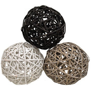 Farmhouse Colors Willow Ball 8.5" (3 Count Assortment)