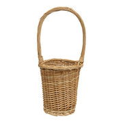 Natural Willow Flower Basket with Handle