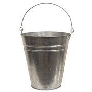Galvanized Metal Pail with Handle - Large