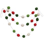 Felted Wool Holiday Garland
