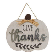 Harvest Blessings Wood Hanging Sign  (2 Count Assortment)