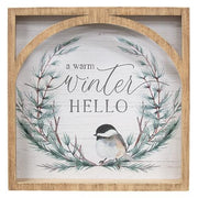 Warm Winter Hello Frame