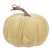 Cream Velvet Pumpkin - 6.5"