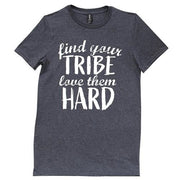 Find Your Tribe T-Shirt - Heather Dark Gray - Small